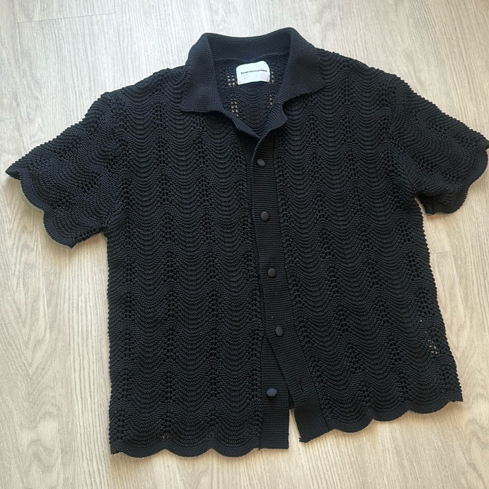 Locust & Wild Honey Wave Knit Shirt size XL